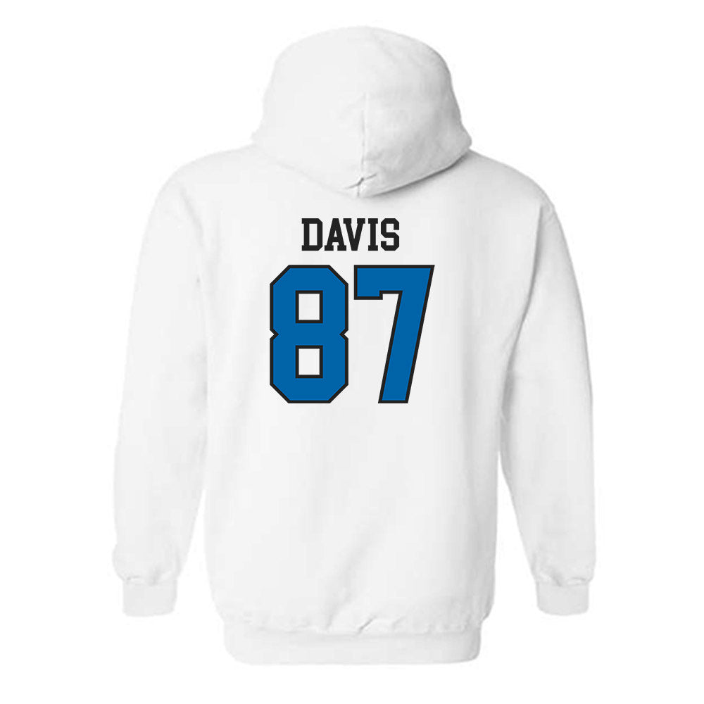 MTSU - NCAA Football : Chase Davis - Classic Shersey Hooded Sweatshirt-1