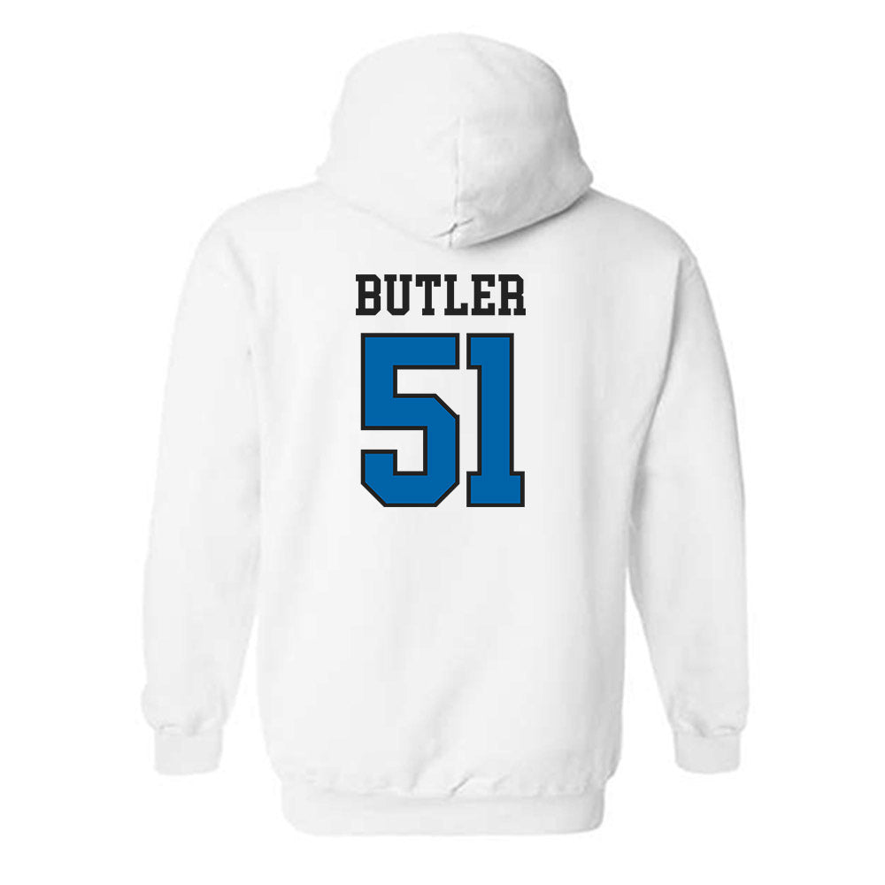 MTSU - NCAA Football : Quentin Butler - Classic Shersey Hooded Sweatshirt-1