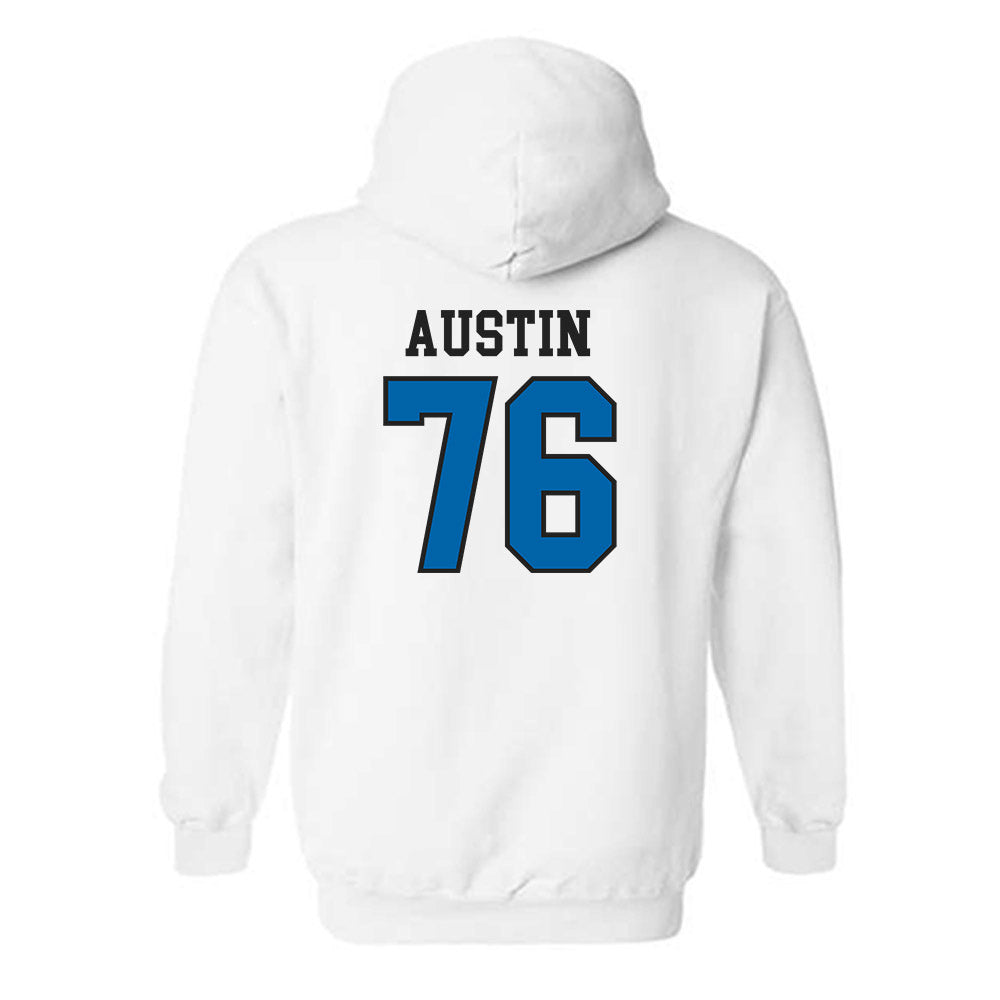 MTSU - NCAA Football : Garrett Austin - Classic Shersey Hooded Sweatshirt-1