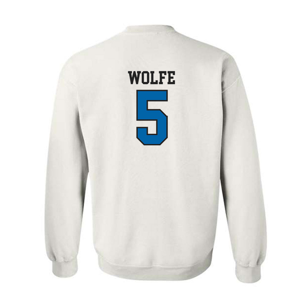 MTSU - NCAA Baseball : Matt Wolfe - Classic Shersey Crewneck Sweatshirt-1