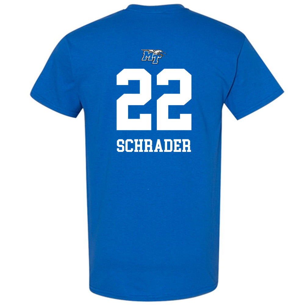 MTSU - NCAA Women's Volleyball : Aowyn Schrader - Replica Shersey T-Shirt-1