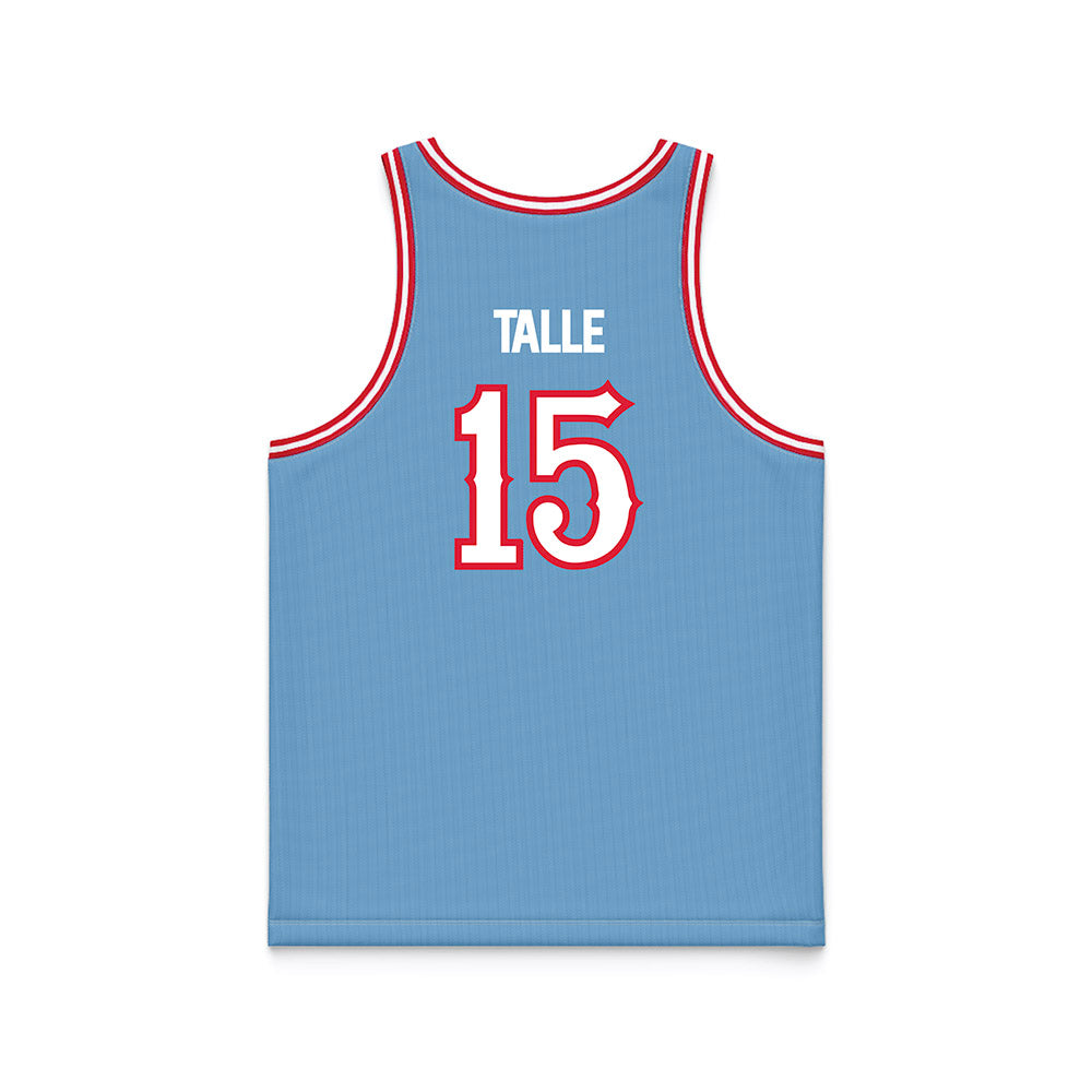Dayton - NCAA Women's Basketball : Marie Talle - Blue Basketball Jersey-3