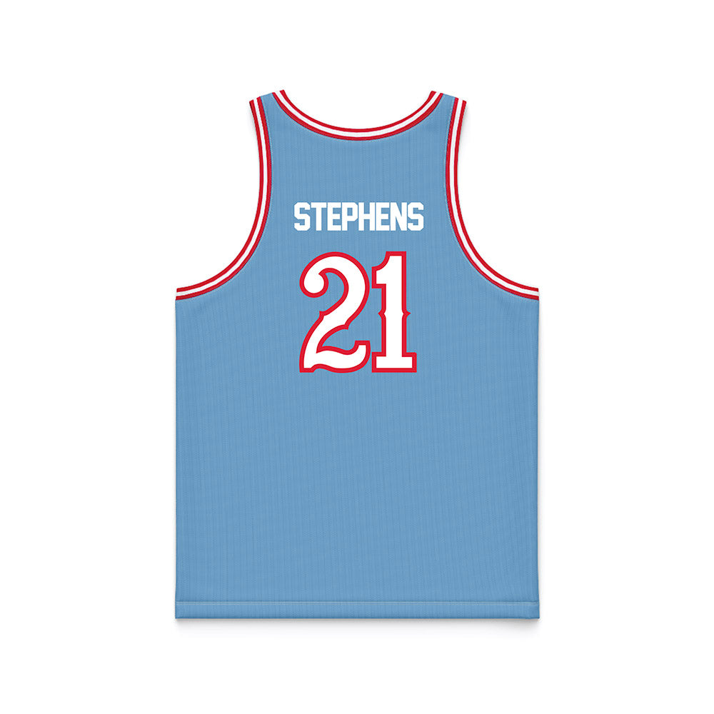 Dayton - NCAA Women's Basketball : Nicole Stephens - Blue Basketball Jersey-1