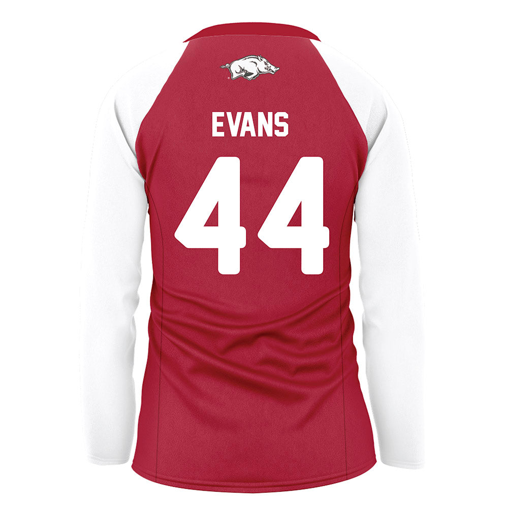 Arkansas - NCAA Women's Volleyball : Zoi Evans - Red Volleyball Jersey