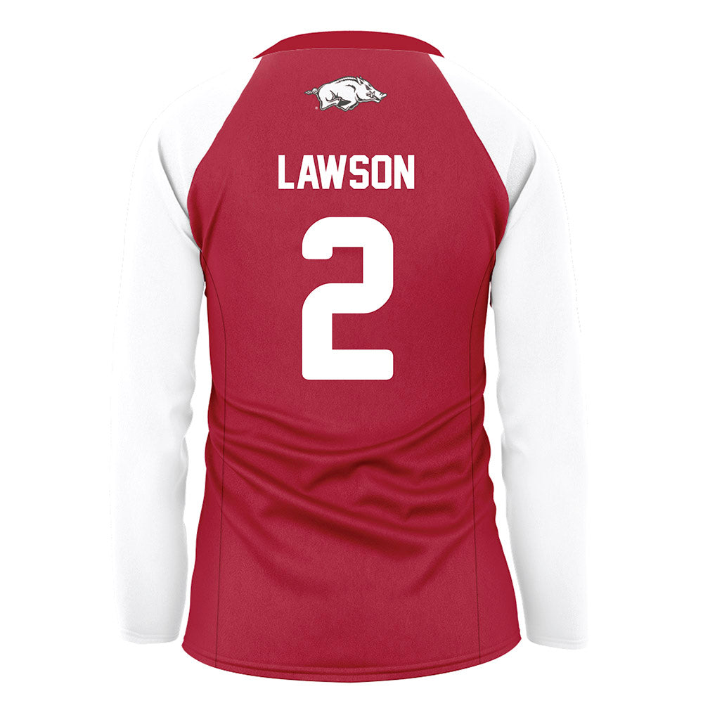 Arkansas - NCAA Women's Volleyball : Jada Lawson - Red Volleyball Jersey