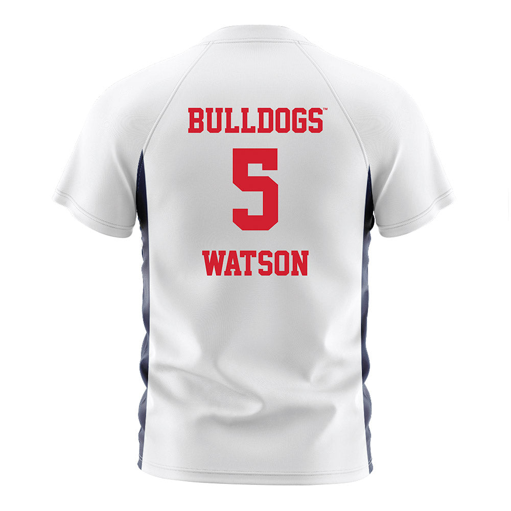 Gonzaga - NCAA Men's Soccer : Terry Watson - White Soccer Jersey-1