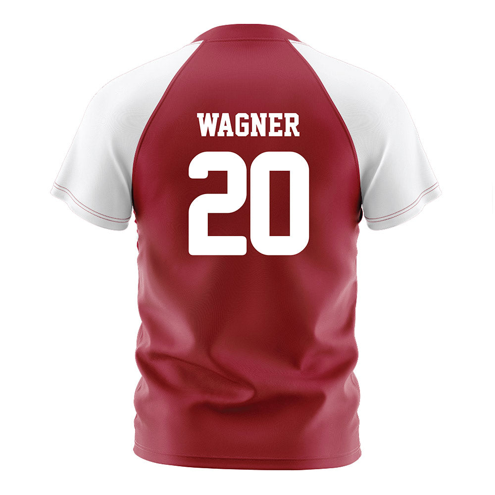 Arkansas - NCAA Women's Soccer : Natalie Wagner - Cardinal Soccer Jersey-1