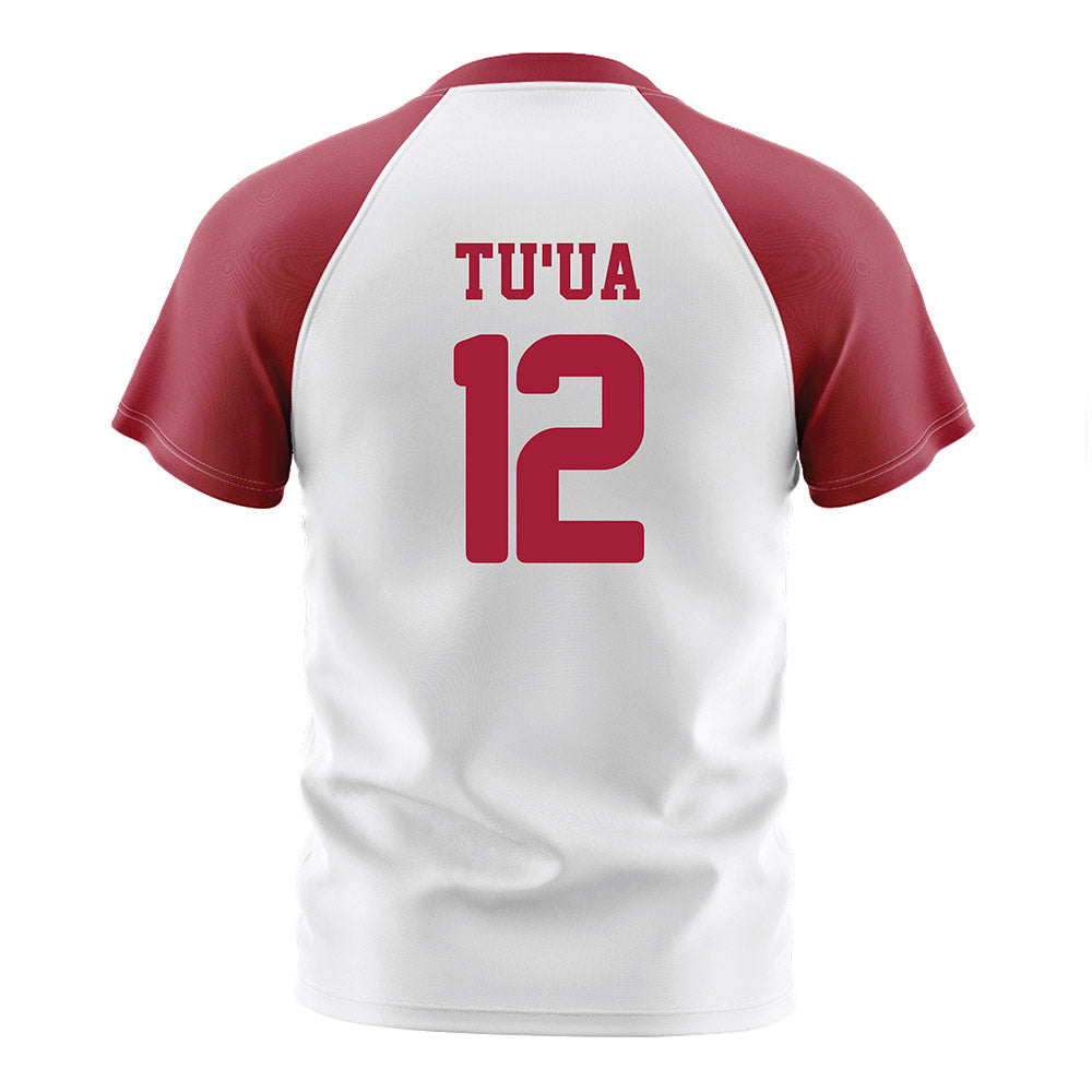 Arkansas - NCAA Women's Soccer : Vailana Tu'ua - White Soccer Jersey-1