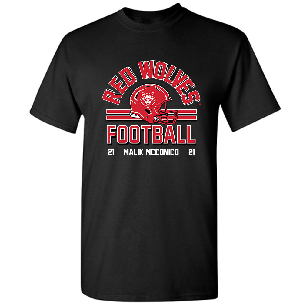 Arkansas State - NCAA Football : Malik McConico - T-Shirt-0
