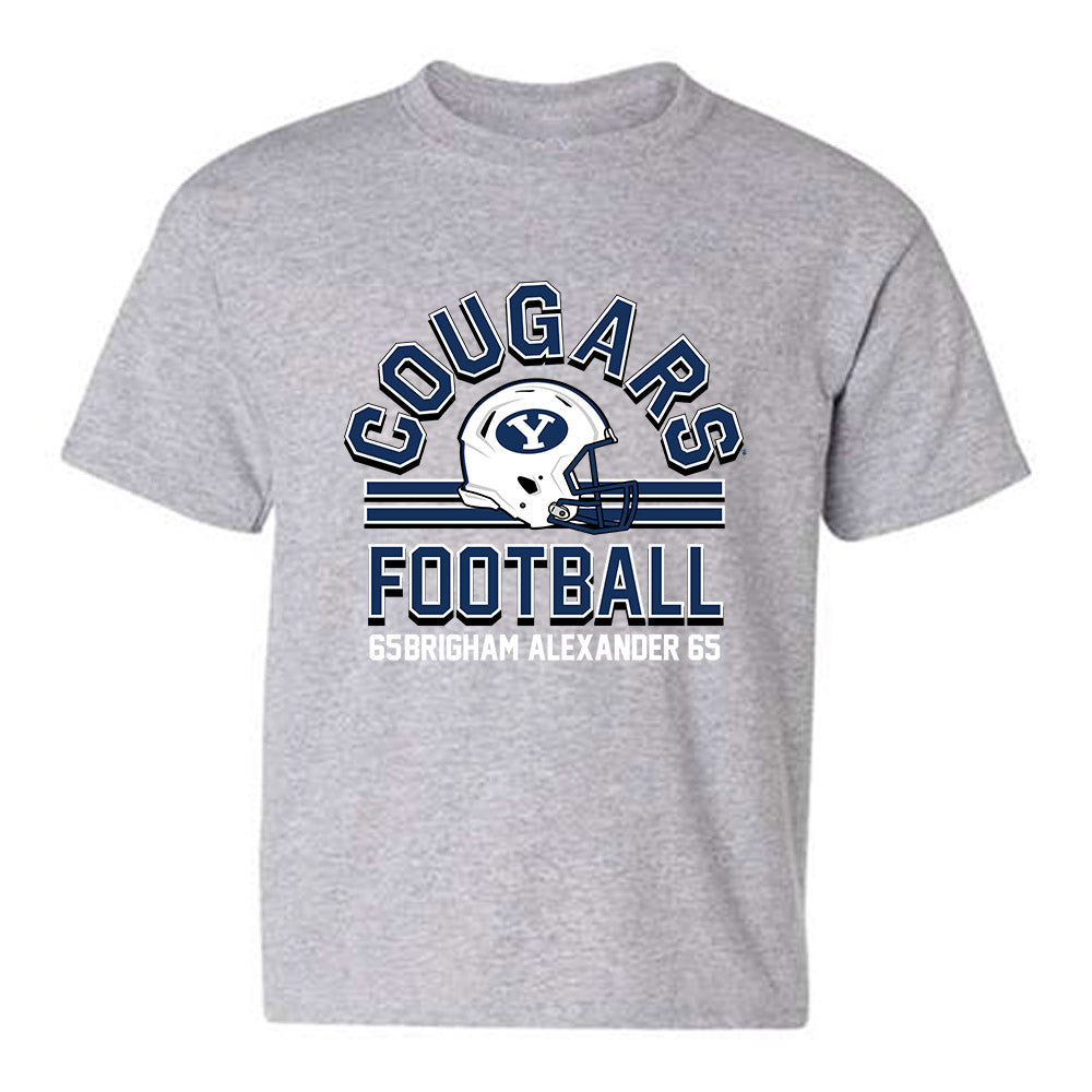 BYU - NCAA Football : Brigham Alexander - Youth T-Shirt-0