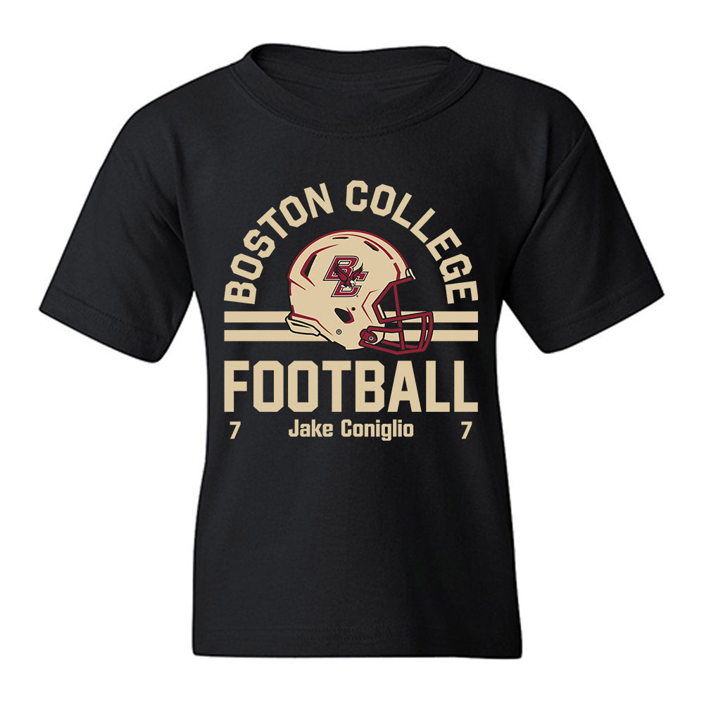 Boston College - NCAA Football : Jake Coniglio - Fashion Shersey Youth T-Shirt-0