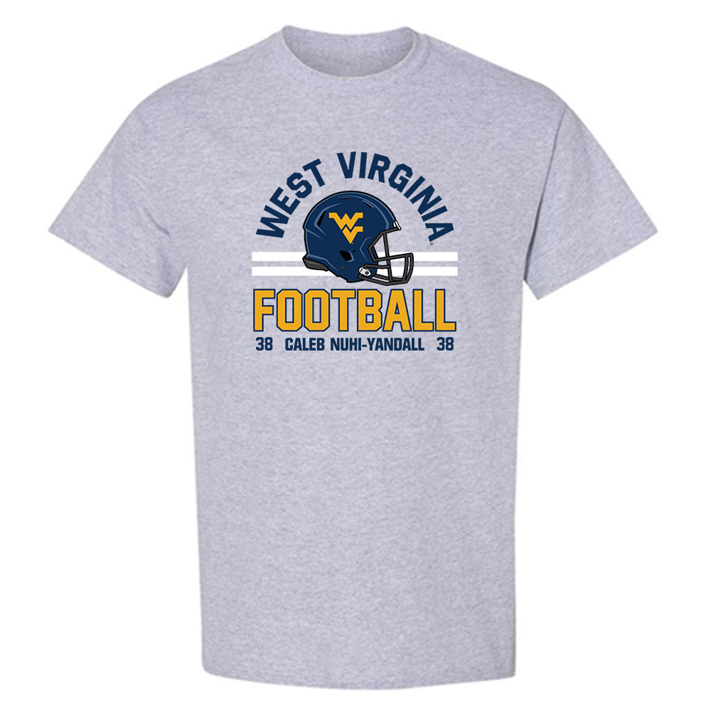 West Virginia - NCAA Football : Caleb Nuhi-Yandall - Classic Fashion Shersey T-Shirt-0