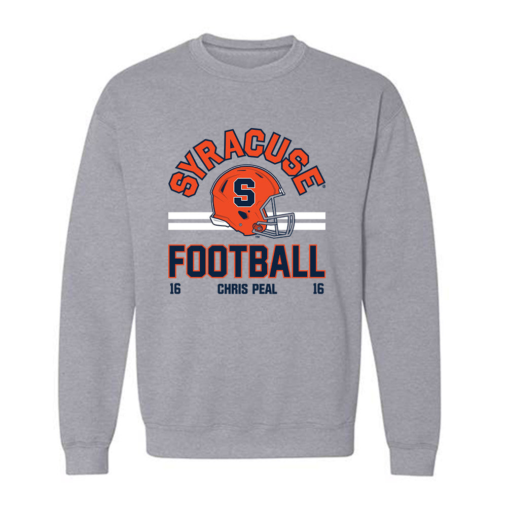 Syracuse - NCAA Football : Chris Peal - Sport Shersey Crewneck Sweatshirt-0