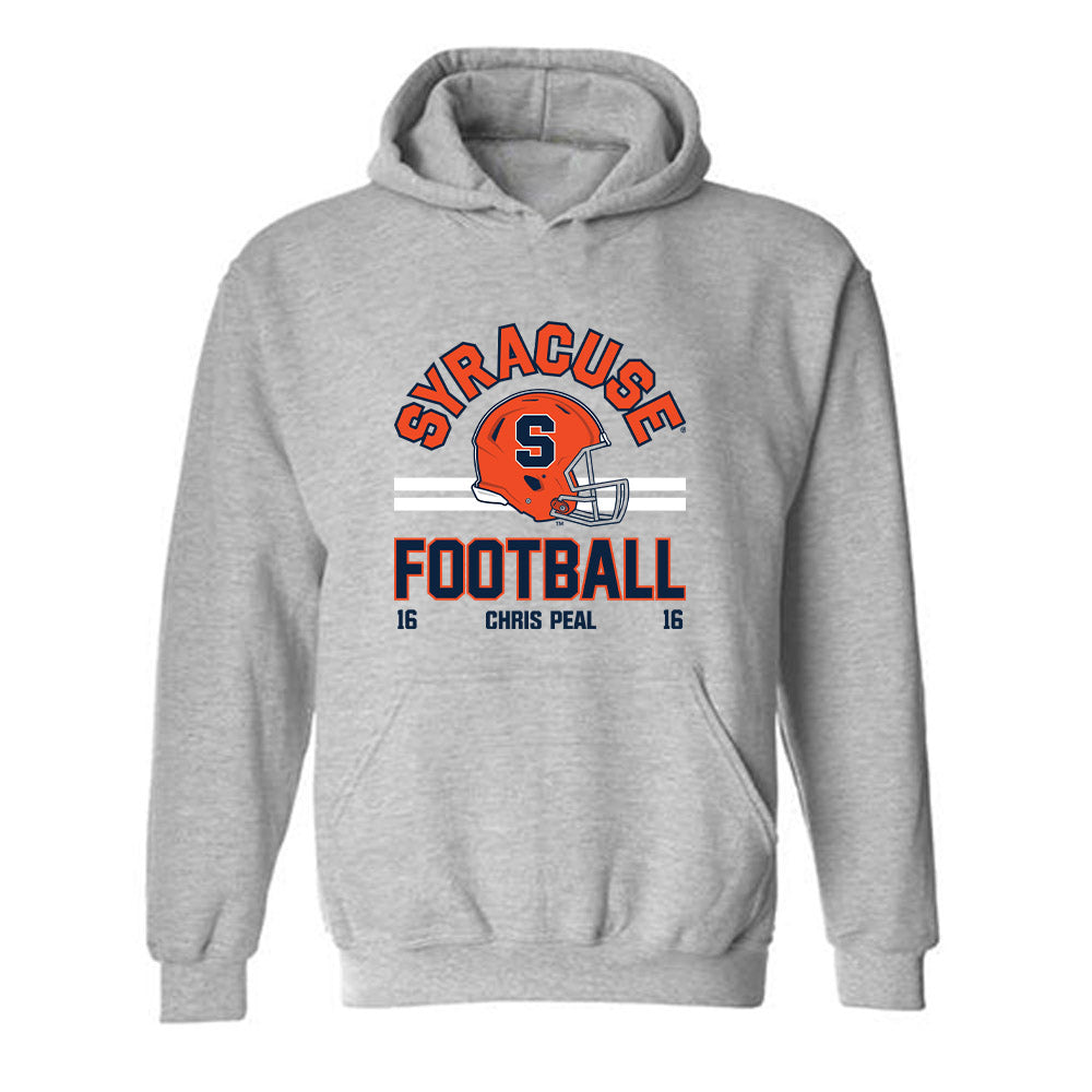 Syracuse - NCAA Football : Chris Peal - Sport Shersey Hooded Sweatshirt-0