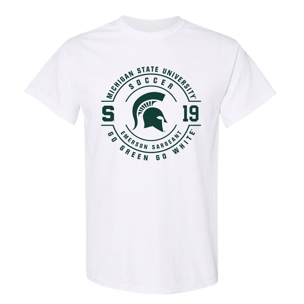 Michigan State - NCAA Women's Soccer : Emerson Sargeant - Classic Fashion Shersey T-Shirt-0