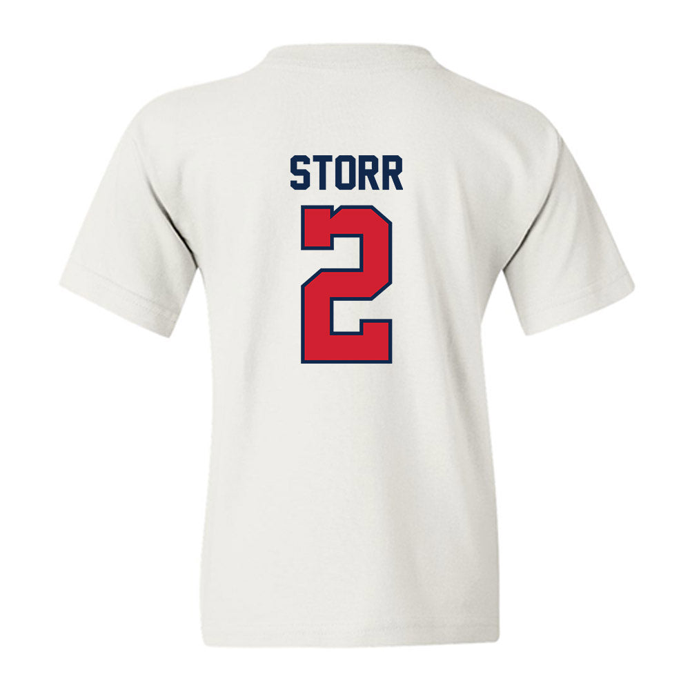 Ole Miss - NCAA Men's Basketball : AJ Storr - Replica Shersey Youth T-Shirt-1