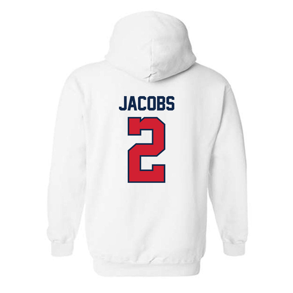 Ole Miss - NCAA Women's Basketball : Lauren Jacobs - Replica Shersey Hooded Sweatshirt-1