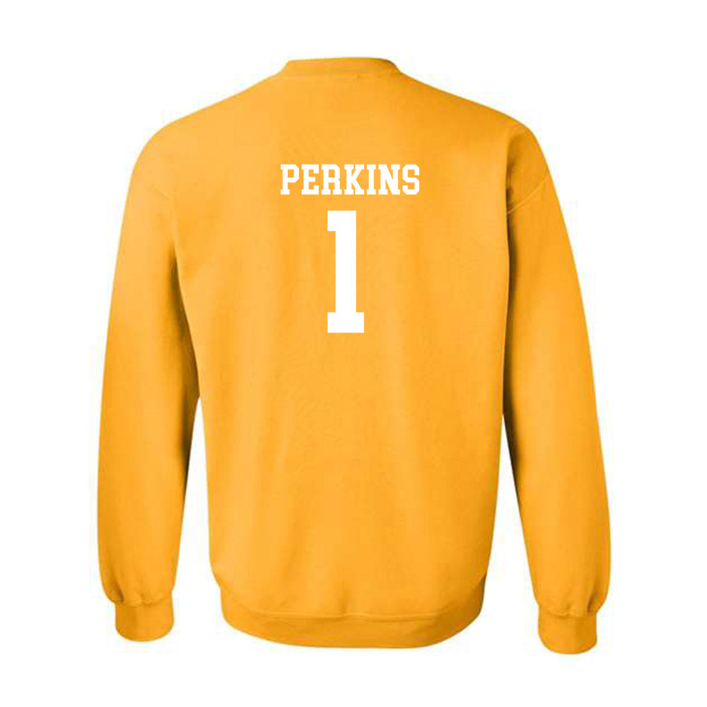 Towson - NCAA Football : Zay Perkins - Classic Shersey Crewneck Sweatshirt-1