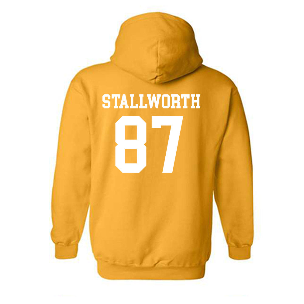 Towson - NCAA Football : Jordan Stallworth - Classic Shersey Hooded Sweatshirt-1