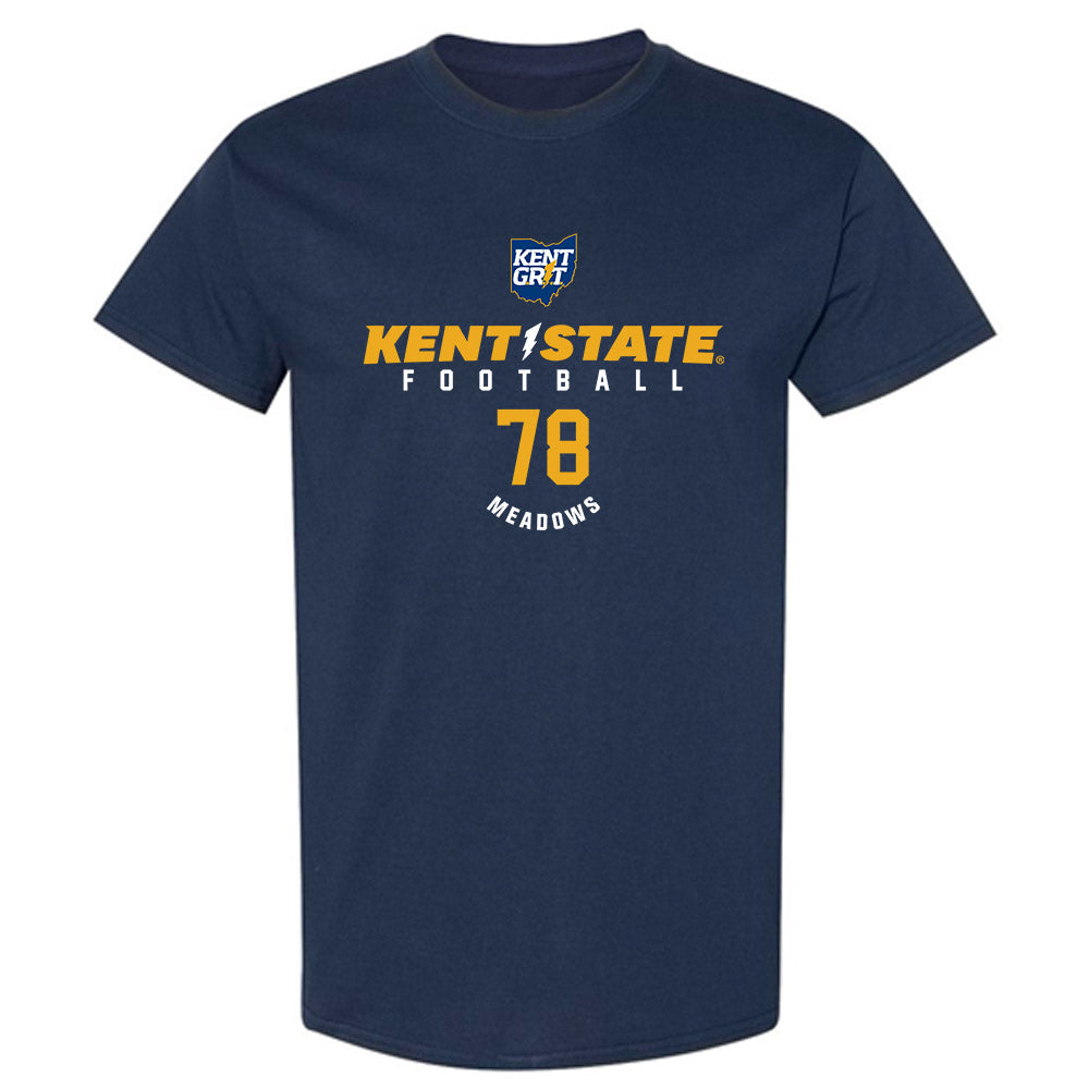 Kent State - NCAA Football : Tyler Meadows - Classic Fashion Shersey T-Shirt-0