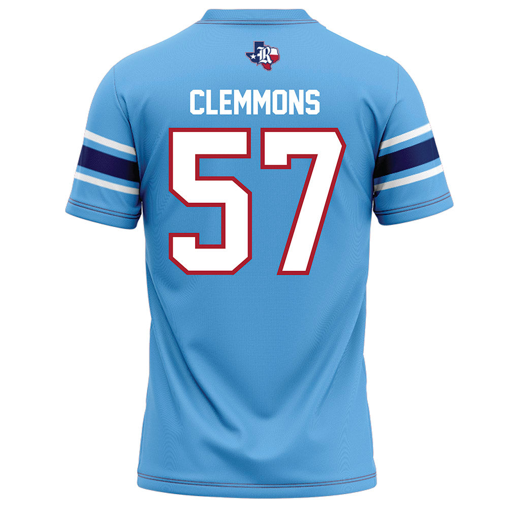 Rice - NCAA Football : Aquantis Clemmons - Light Blue Football Jersey-1
