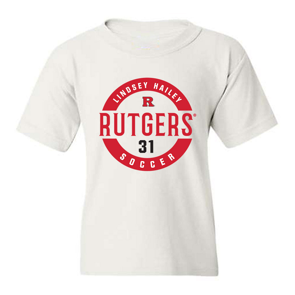 Rutgers - NCAA Women's Soccer : Lindsey Hailey - Classic Fashion Shersey Youth T-Shirt-0