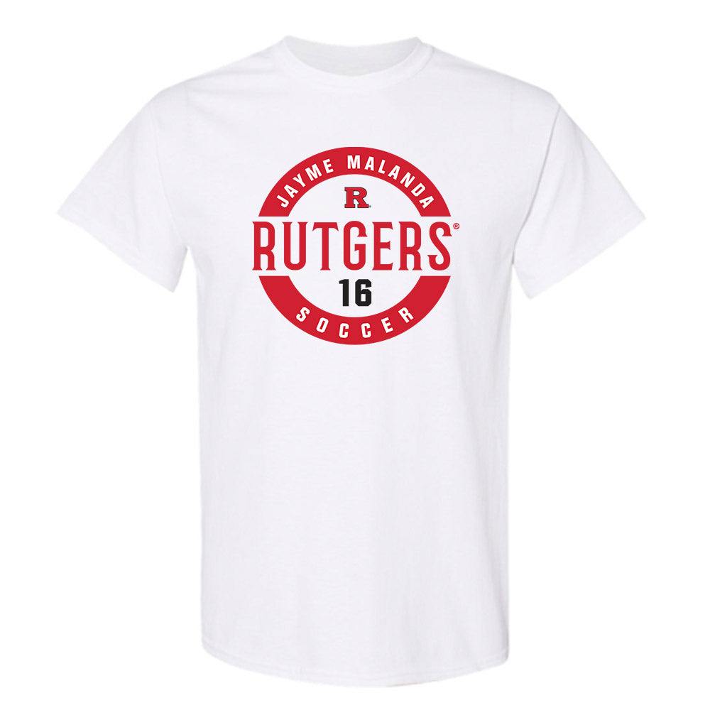 Rutgers - NCAA Women's Soccer : Jayme Malanda - Classic Fashion Shersey T-Shirt-0