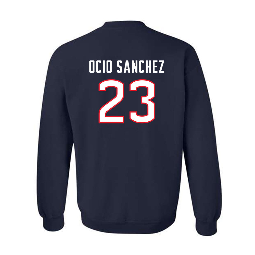 UConn - NCAA Women's Soccer : Naia Ocio Sanchez - Replica Shersey Crewneck Sweatshirt