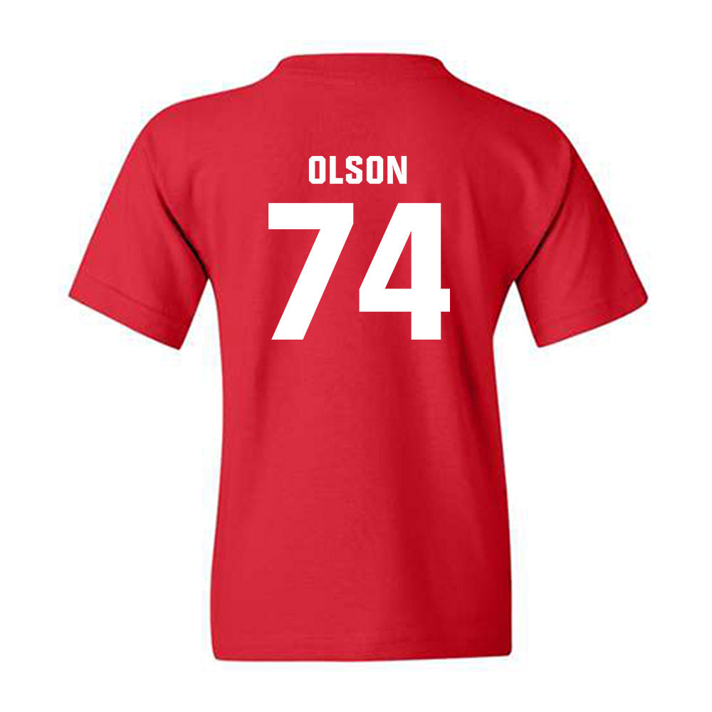 Utah - NCAA Football : Keith Olson - Classic Shersey Youth T-Shirt-1