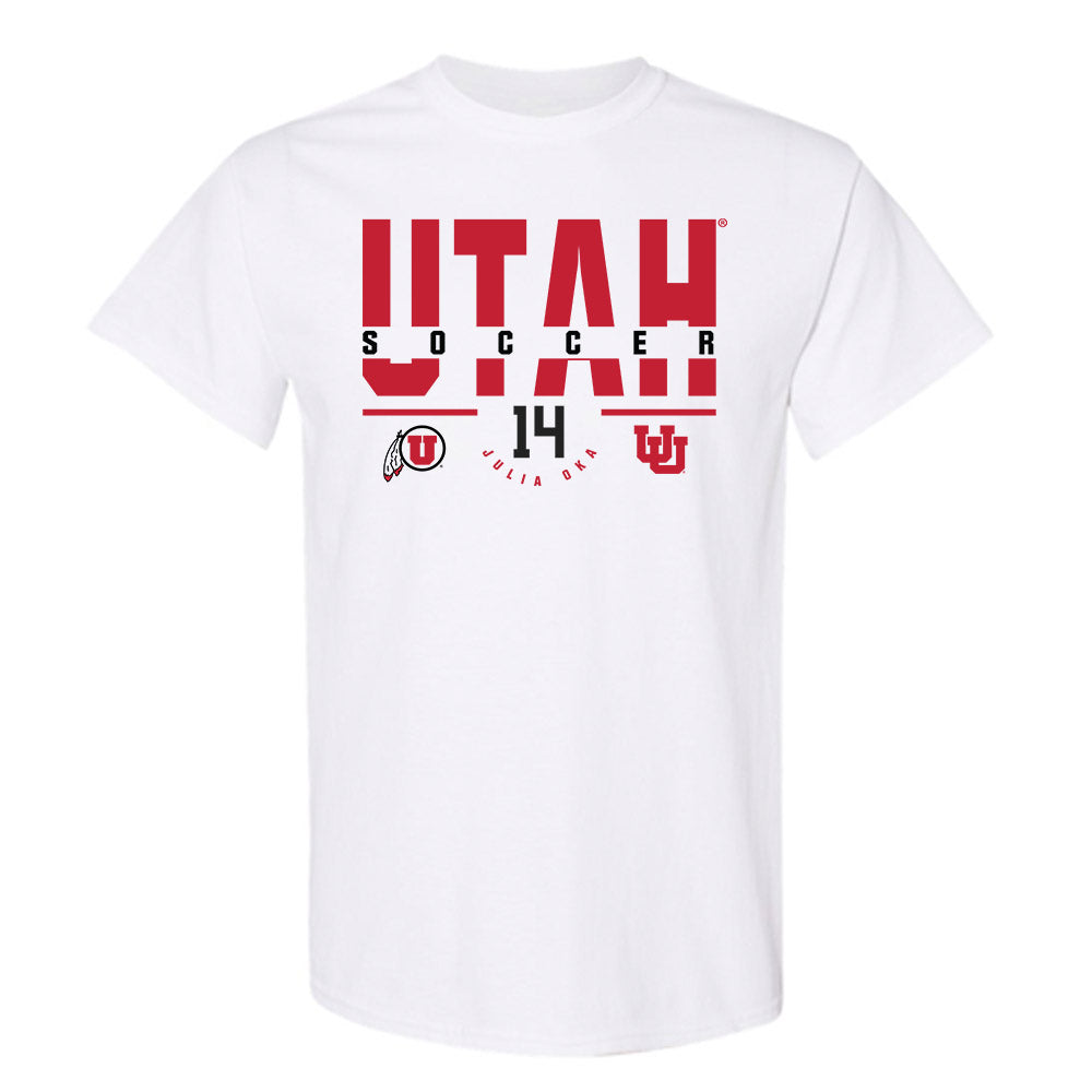 Utah - NCAA Women's Soccer : Julia Oka - Classic Fashion Shersey T-Shirt-0