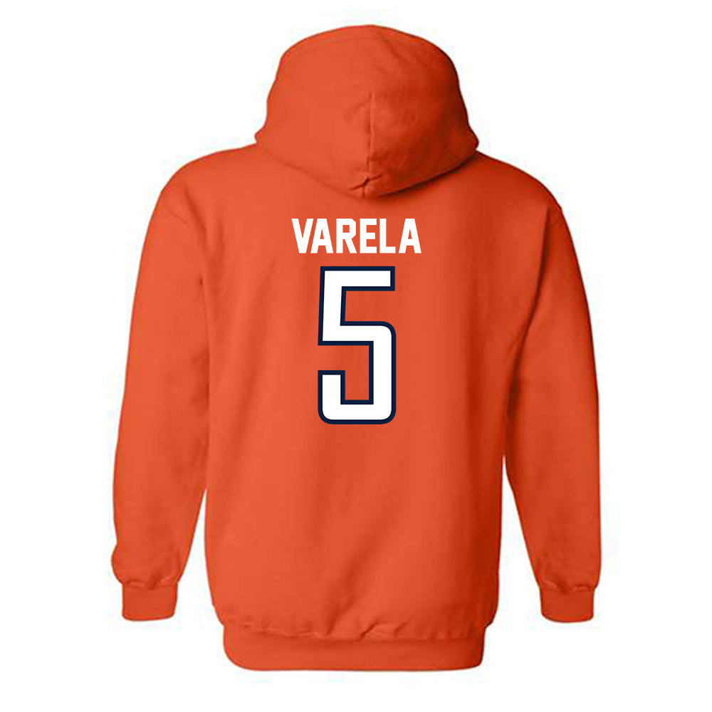 UTEP - NCAA Women's Soccer : Lauren Varela - Replica Shersey Hooded Sweatshirt-1