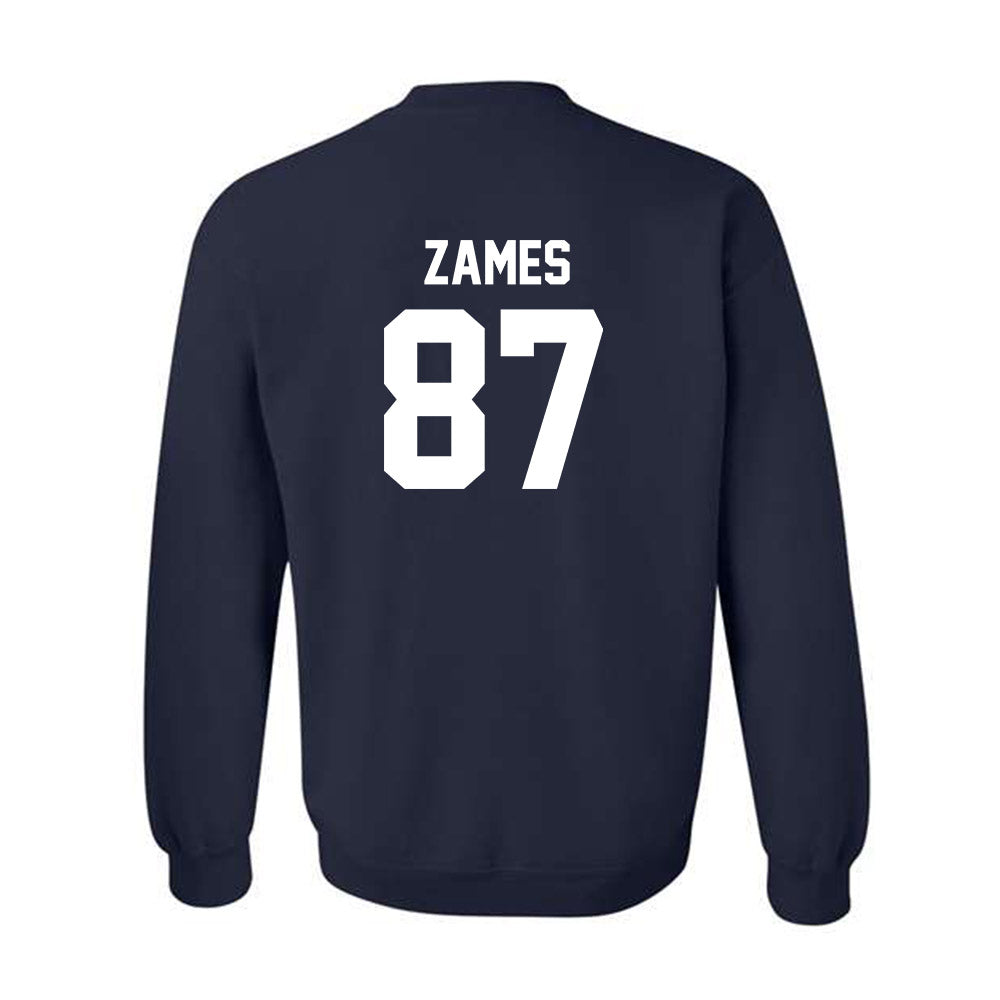 Virginia - NCAA Football : Justin Zames - Classic Shersey Crewneck Sweatshirt-1