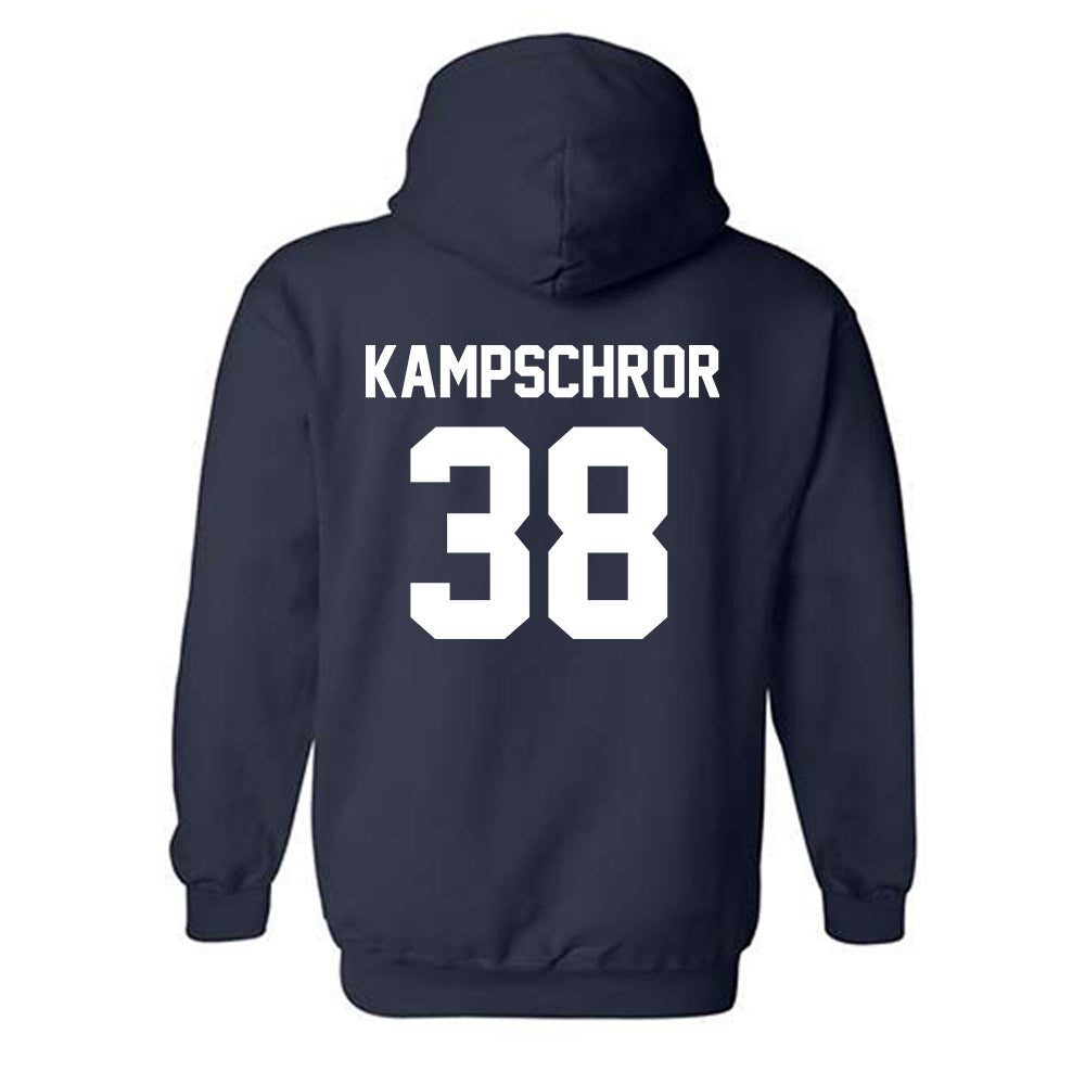 Virginia - NCAA Baseball : Dean Kampschror - Classic Shersey Hooded Sweatshirt-1