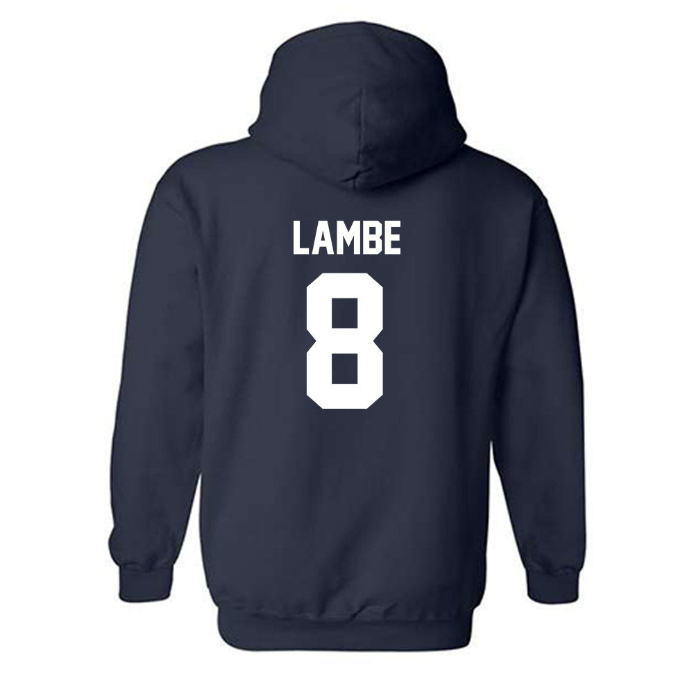 Virginia - NCAA Men's Soccer : Brendan Lambe - Classic Shersey Hooded Sweatshirt-1