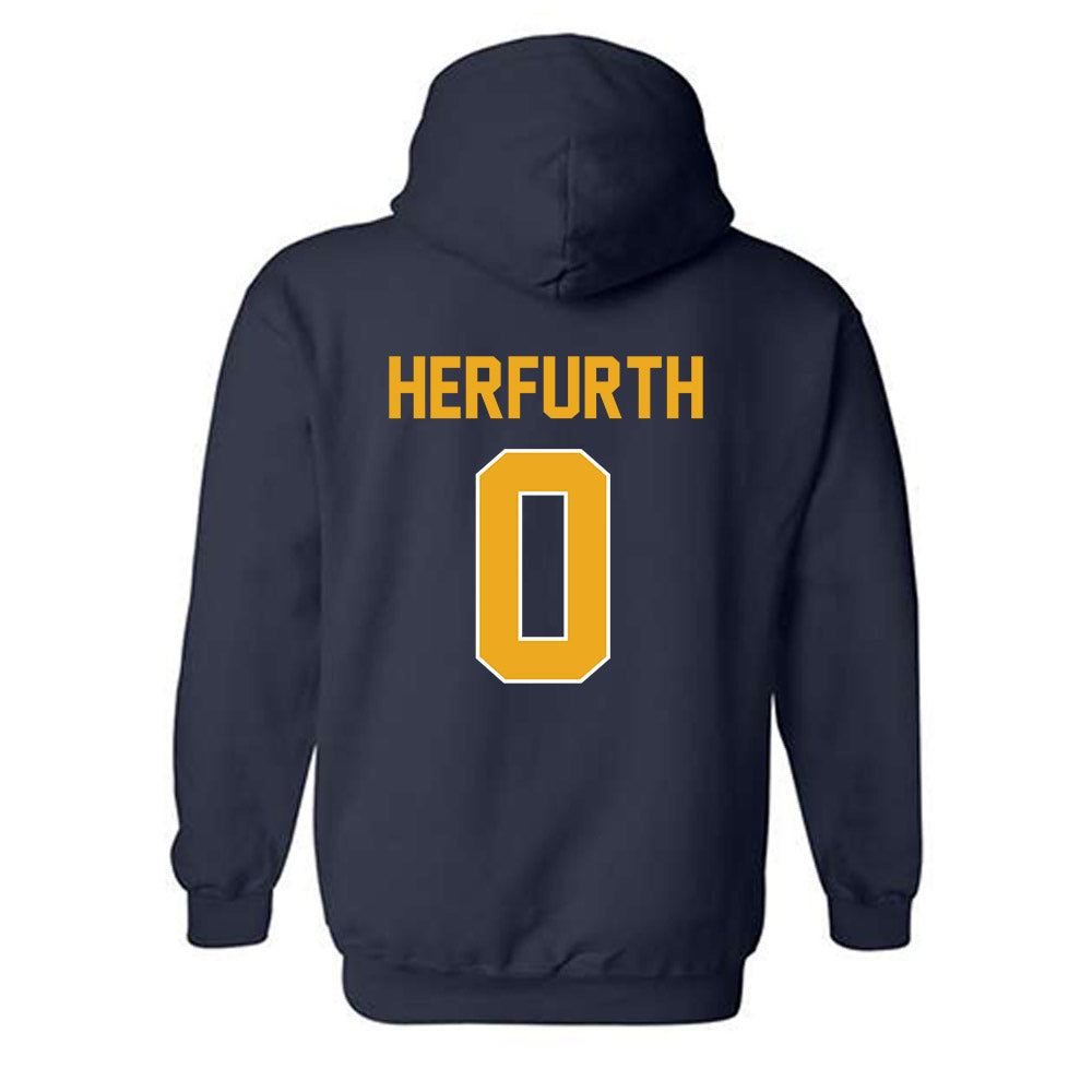 West Virginia - NCAA Women's Soccer : Bailey Herfurth - Replica Shersey Hooded Sweatshirt
