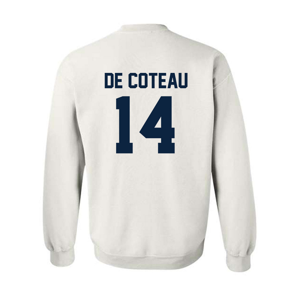 Xavier - NCAA Men's Soccer : Jabari De coteau - Replica Shersey Crewneck Sweatshirt-1