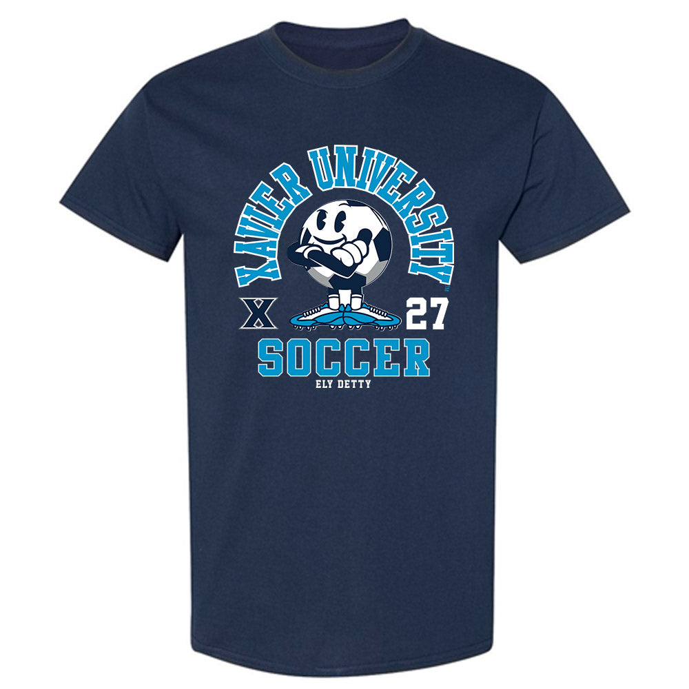 Xavier - NCAA Men's Soccer : Ely Detty - Fashion Shersey T-Shirt-0