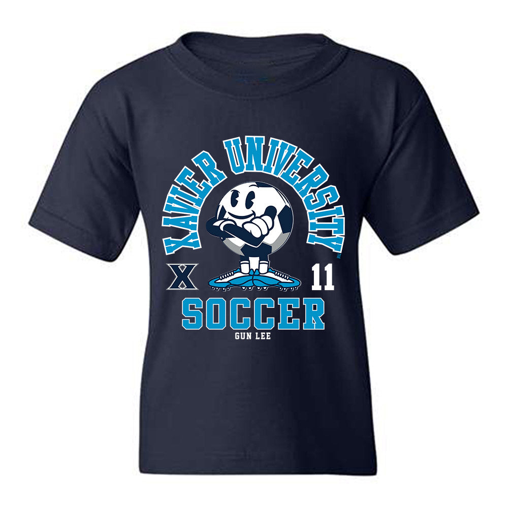 Xavier - NCAA Men's Soccer : Gun Lee - Fashion Shersey Youth T-Shirt-0