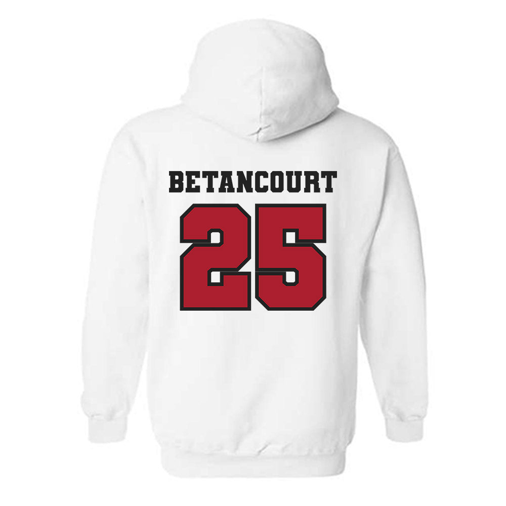 Nicholls State - NCAA Men's Basketball : Domanic Betancourt - Classic Fashion Shersey Hooded Sweatshirt-1
