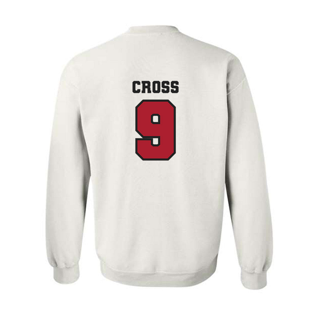 Nicholls State - NCAA Men's Basketball : Zaiden Cross - Classic Fashion Shersey Crewneck Sweatshirt-1