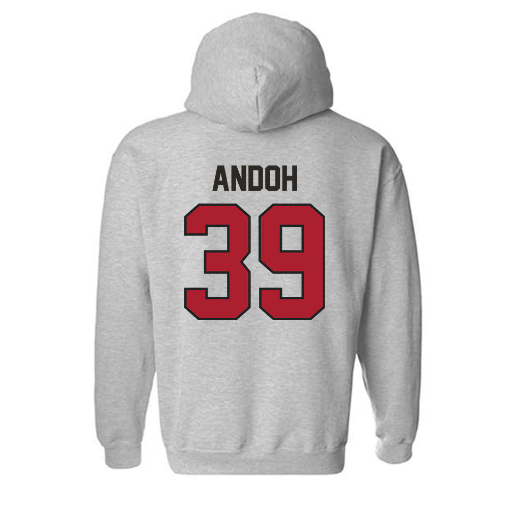 Nicholls State - NCAA Football : Kayden Andoh - Classic Fashion Shersey Hooded Sweatshirt-1