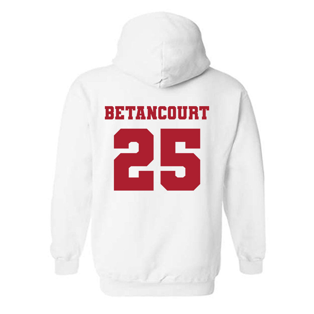 Nicholls State - NCAA Men's Basketball : Domanic Betancourt - Classic Fashion Shersey Hooded Sweatshirt-1