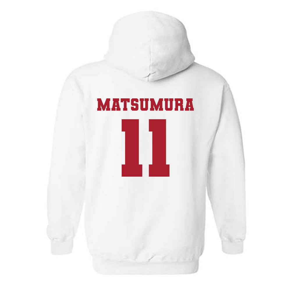 Nicholls State - NCAA Men's Tennis : Kotaro Matsumura - Classic Fashion Shersey Hooded Sweatshirt-1