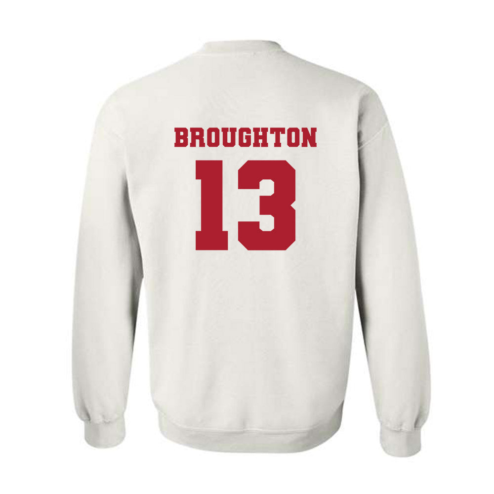 Nicholls State - NCAA Women's Basketball : Asia Broughton - Classic Fashion Shersey Crewneck Sweatshirt
