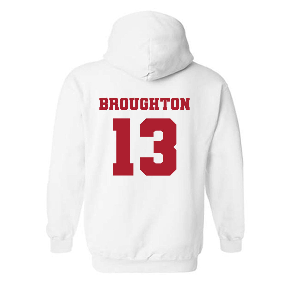 Nicholls State - NCAA Women's Basketball : Asia Broughton - Classic Fashion Shersey Hooded Sweatshirt