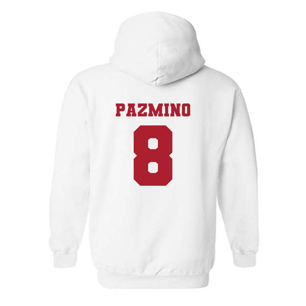 Nicholls State - NCAA Men's Basketball : Kevin Pazmino - Classic Fashion Shersey Hooded Sweatshirt-1