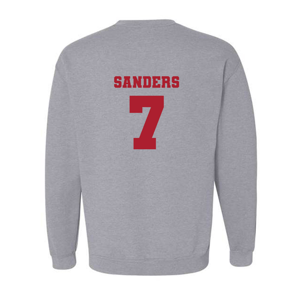 Nicholls State - NCAA Men's Basketball : Grant Sanders - Classic Fashion Shersey Crewneck Sweatshirt-1