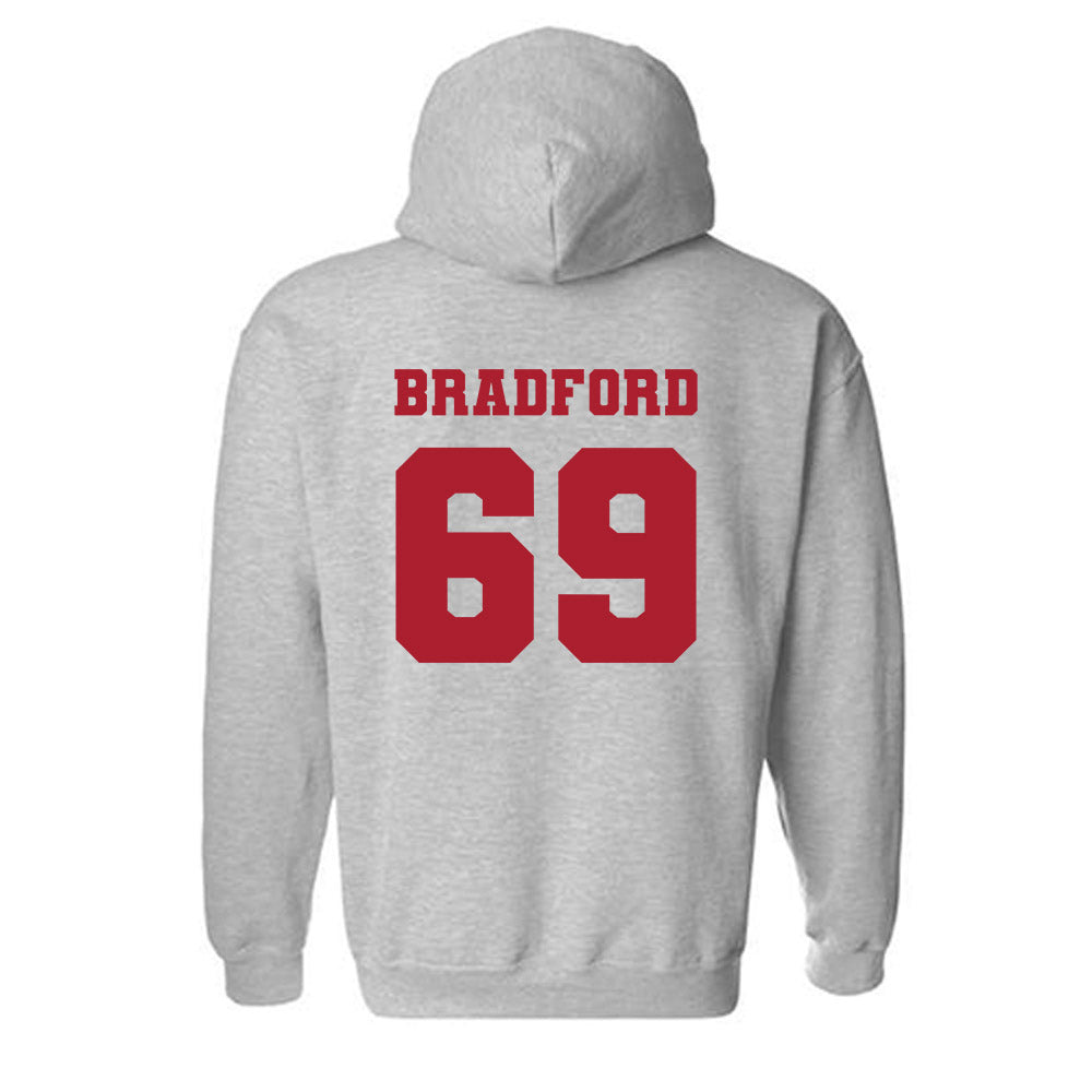Nicholls State - NCAA Football : Joseph Bradford - Classic Fashion Shersey Hooded Sweatshirt-1