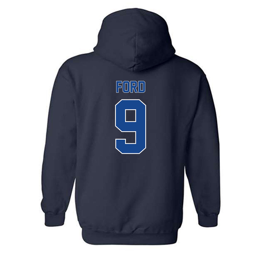 Georgia State - NCAA Football : Jordan Ford - Classic Fashion Shersey Hooded Sweatshirt