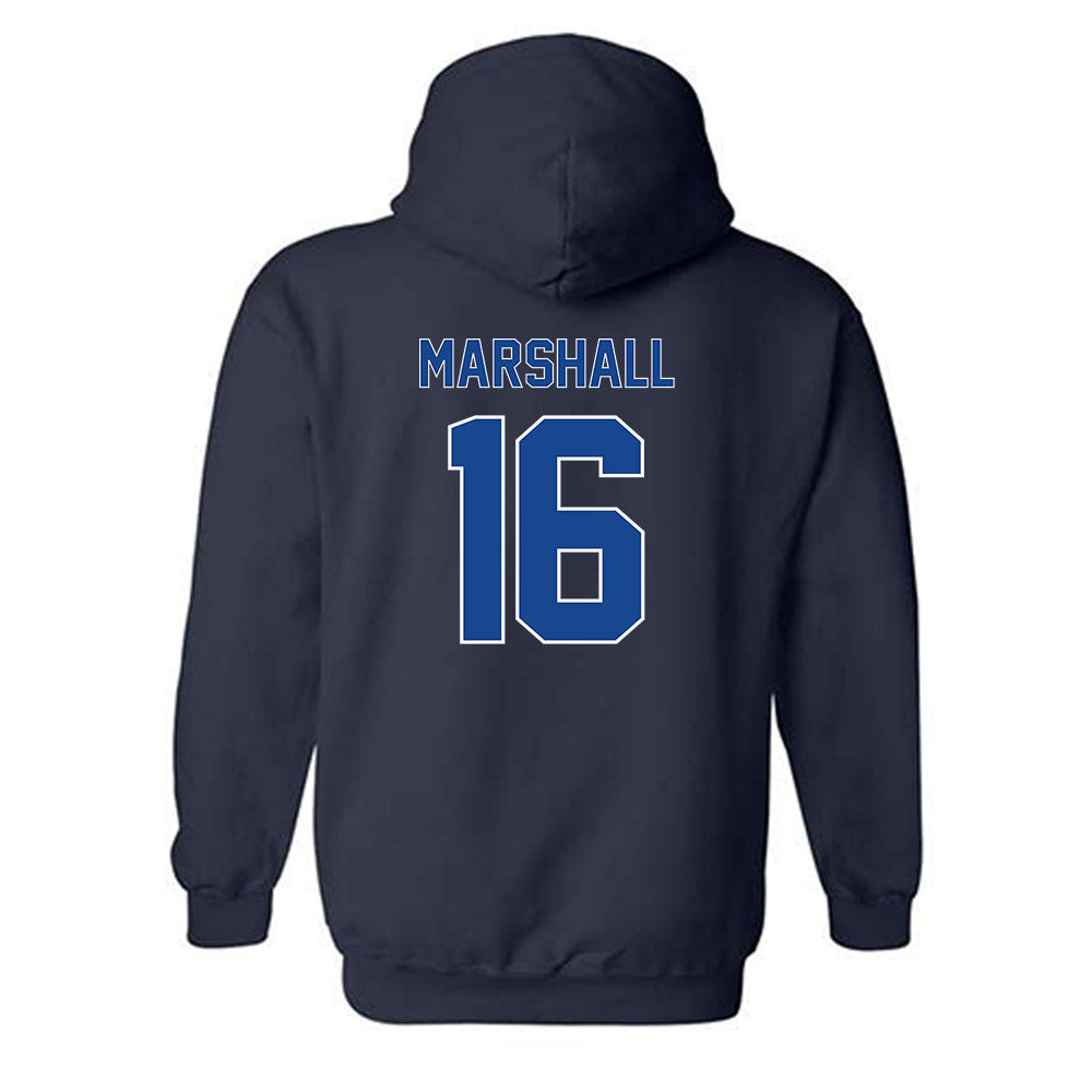 Georgia State - NCAA Football : Jaylin Marshall - Classic Fashion Shersey Hooded Sweatshirt-1